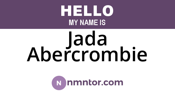 Jada Abercrombie