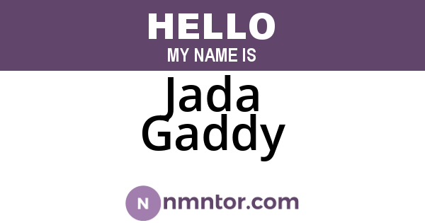 Jada Gaddy