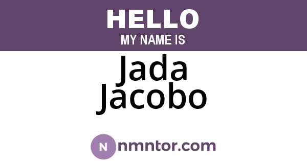 Jada Jacobo