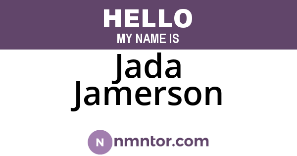 Jada Jamerson