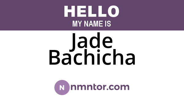 Jade Bachicha