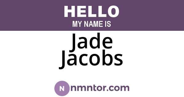 Jade Jacobs