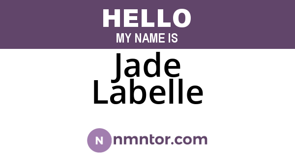Jade Labelle