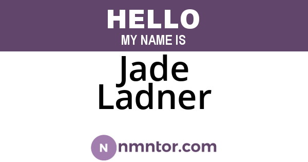 Jade Ladner