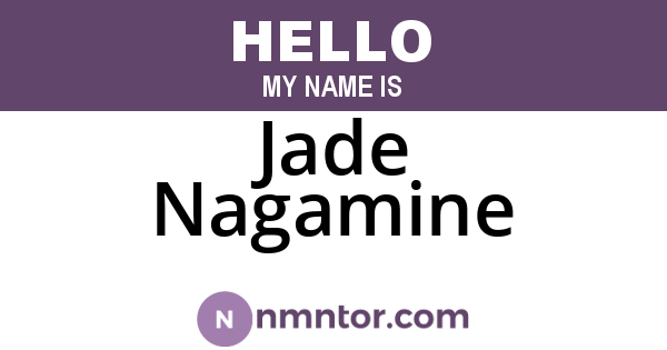 Jade Nagamine