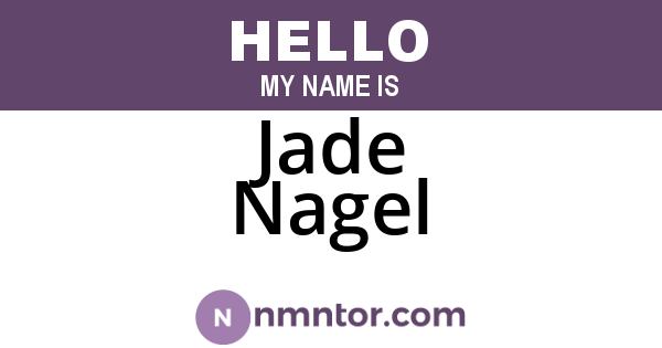 Jade Nagel