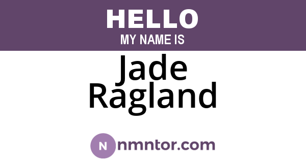 Jade Ragland
