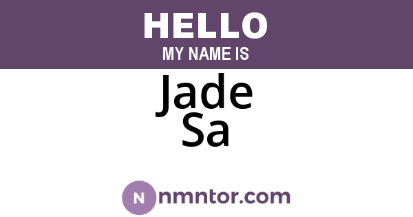 Jade Sa