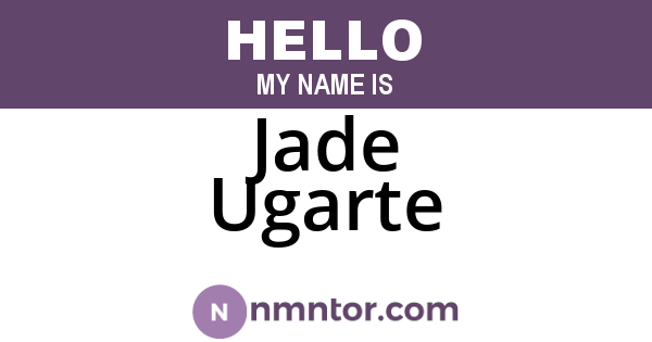 Jade Ugarte