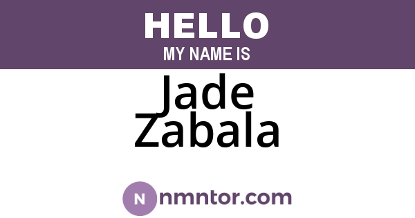 Jade Zabala