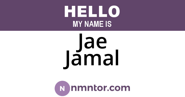 Jae Jamal