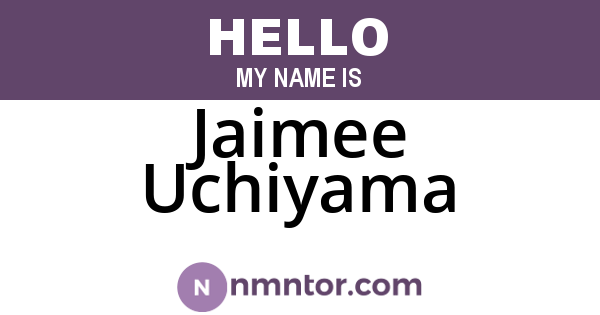 Jaimee Uchiyama
