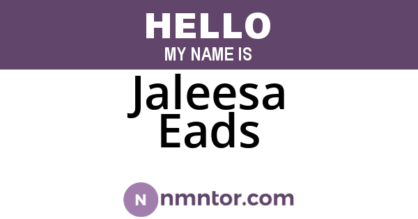 Jaleesa Eads