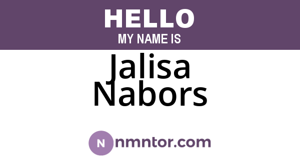 Jalisa Nabors