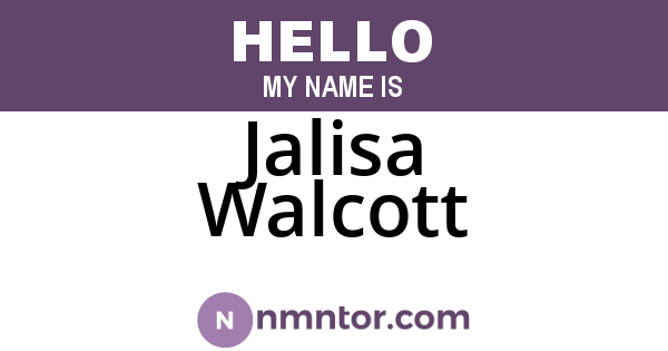 Jalisa Walcott