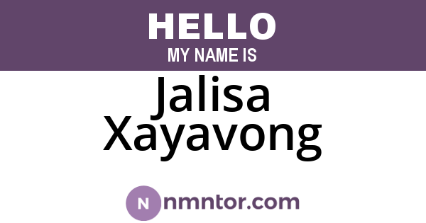 Jalisa Xayavong