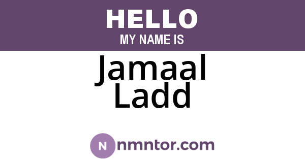 Jamaal Ladd