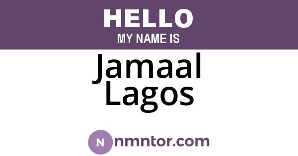 Jamaal Lagos