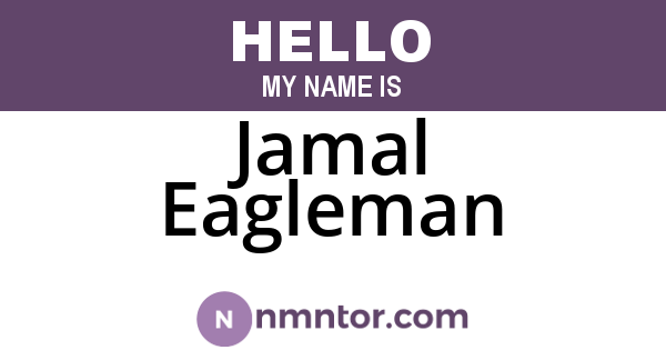 Jamal Eagleman