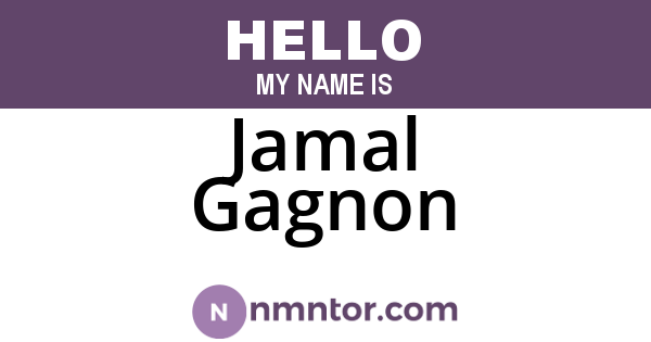 Jamal Gagnon