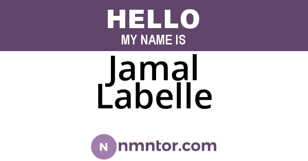 Jamal Labelle