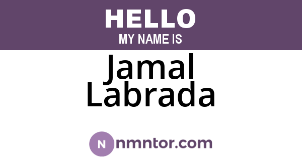 Jamal Labrada