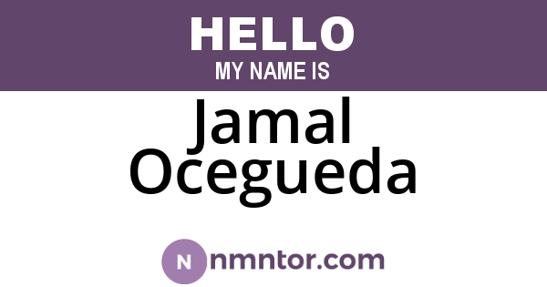 Jamal Ocegueda