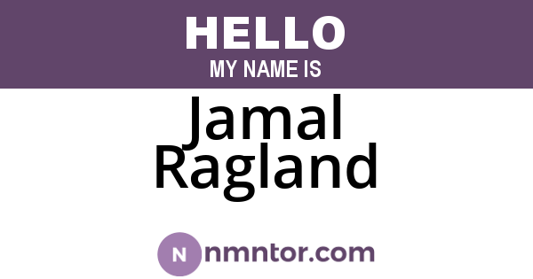 Jamal Ragland