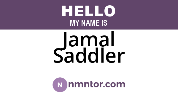 Jamal Saddler