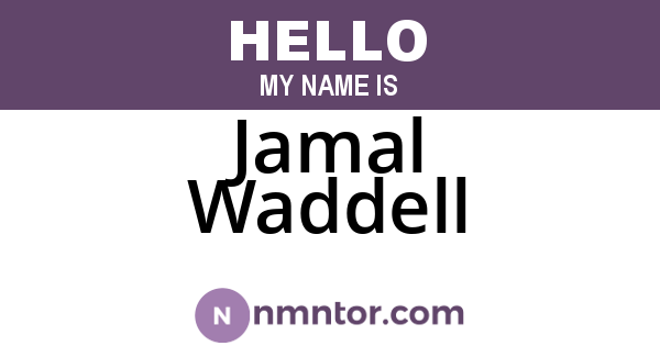 Jamal Waddell