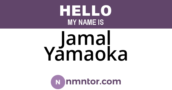 Jamal Yamaoka