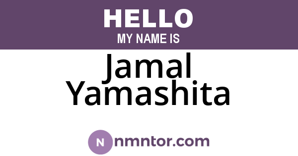 Jamal Yamashita