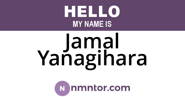 Jamal Yanagihara