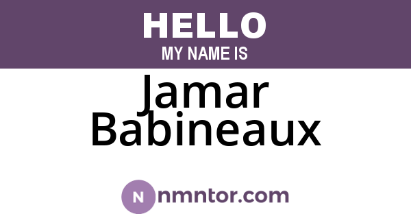 Jamar Babineaux