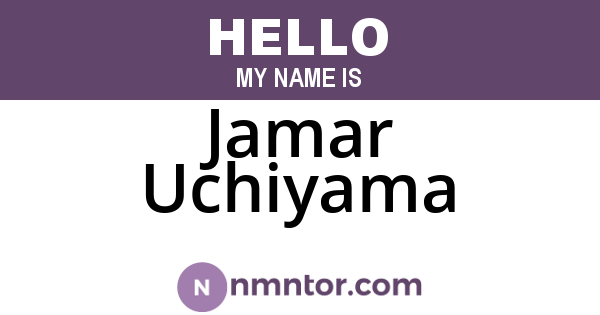 Jamar Uchiyama