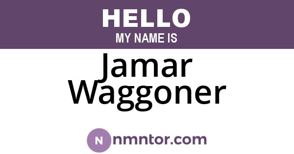 Jamar Waggoner