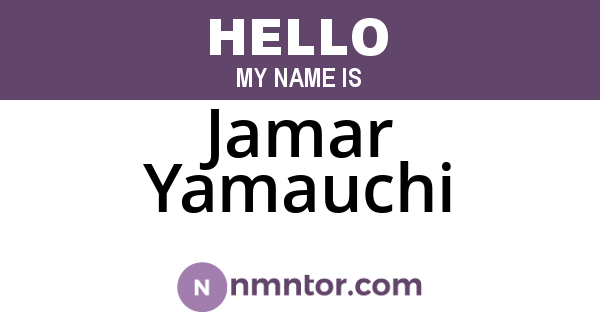 Jamar Yamauchi