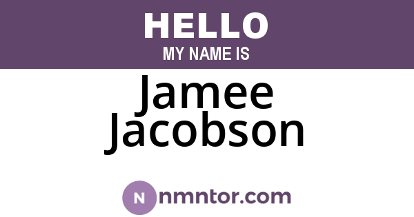 Jamee Jacobson