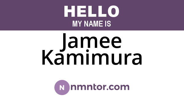 Jamee Kamimura