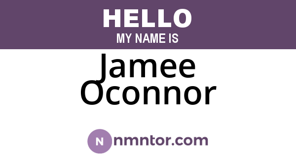 Jamee Oconnor