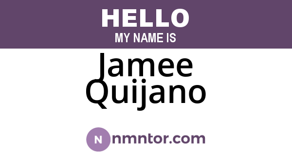 Jamee Quijano