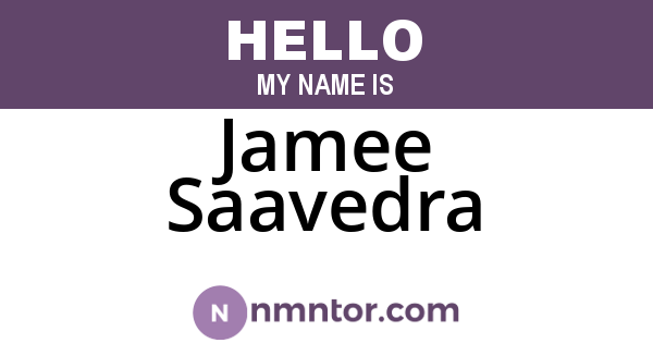 Jamee Saavedra
