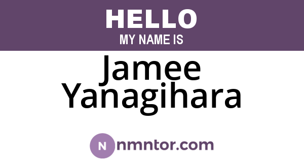 Jamee Yanagihara