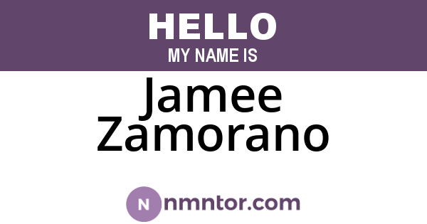 Jamee Zamorano