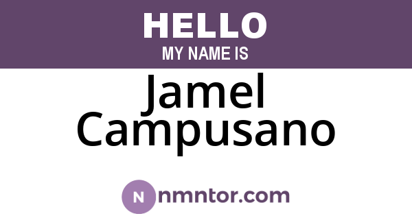 Jamel Campusano