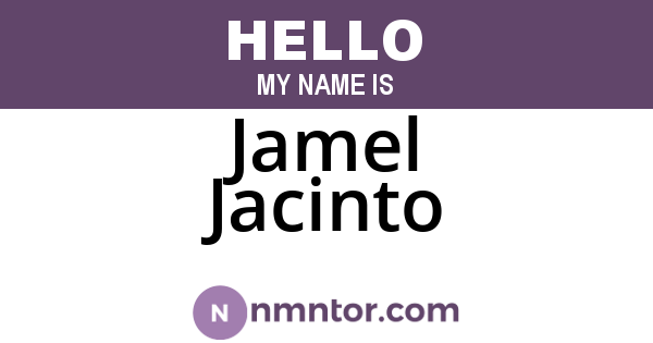 Jamel Jacinto
