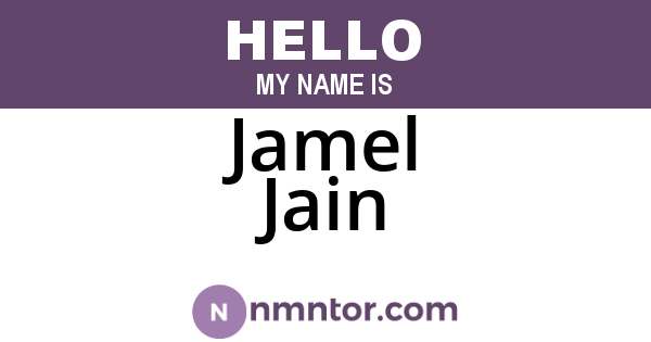 Jamel Jain