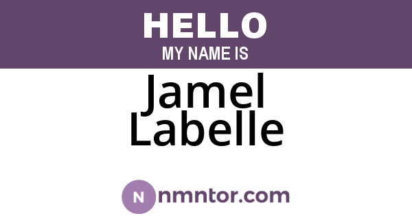 Jamel Labelle