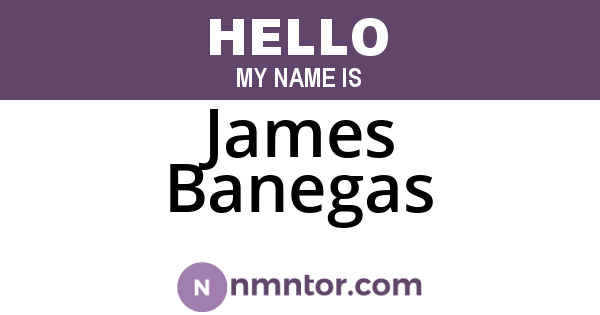James Banegas