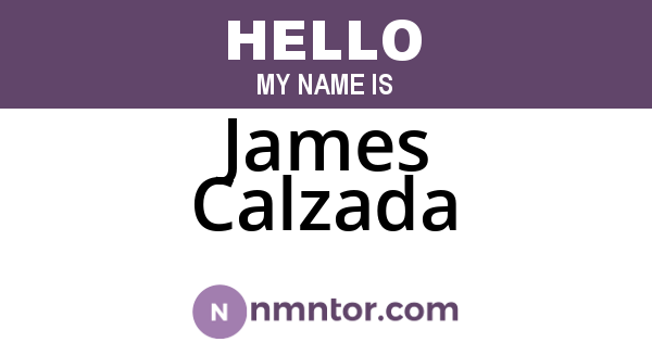 James Calzada